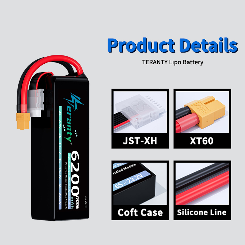 TERANTY 6S 6200mAh Lipo Batter - Rc Hobby Trucks ulasan dan harga