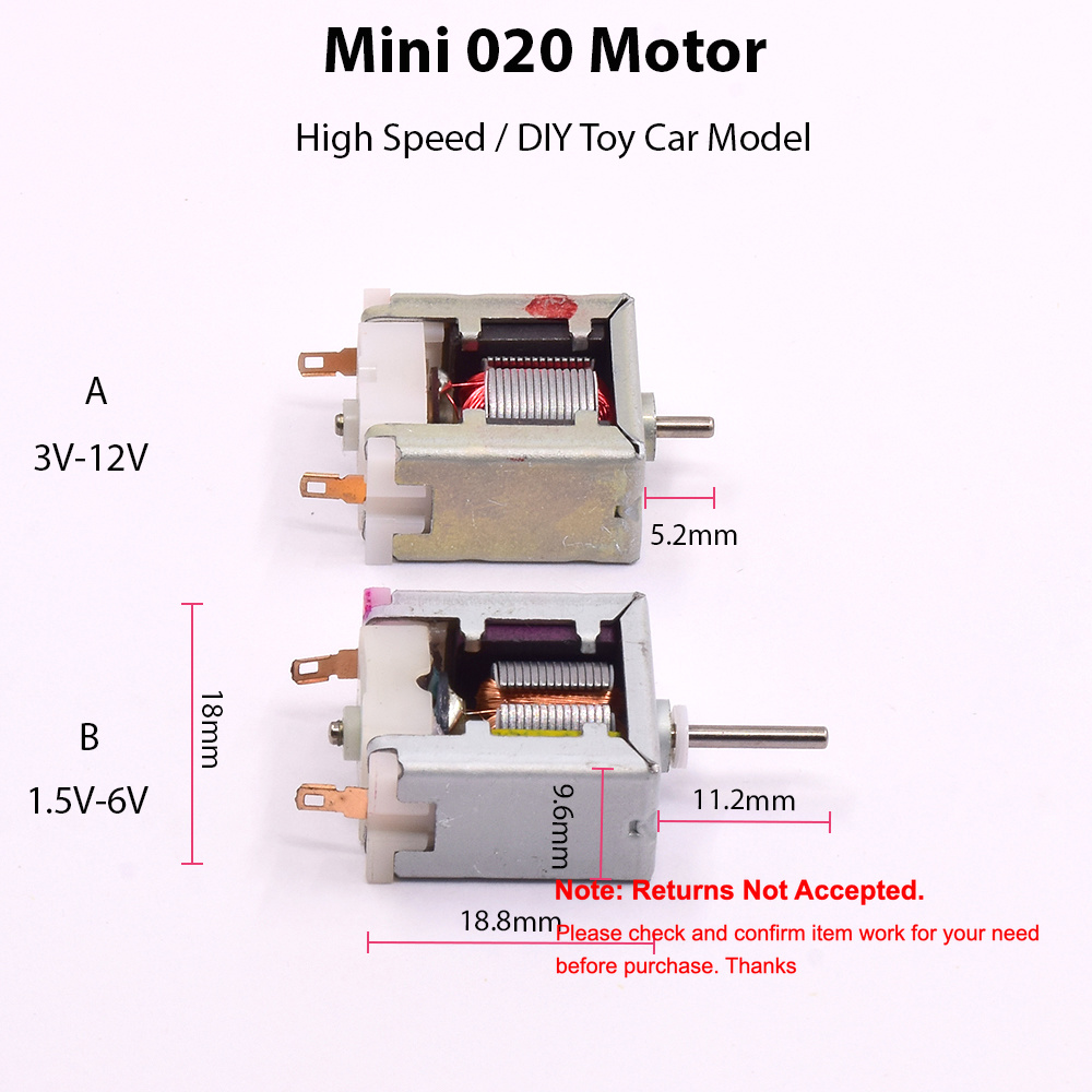 10pcs Micro 18mm 020 Bare Squa - Rc Hobby Explosion ulasan dan harga