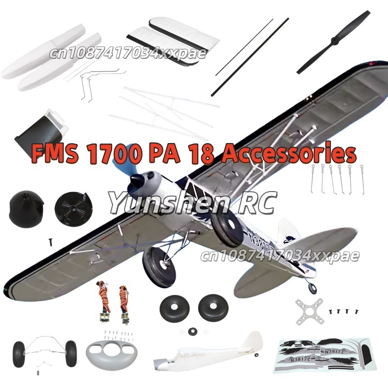 FMS RC Plane Decals For 1700mm - Rc Hobby & Maskinservice I Eskilstuna ulasan dan harga