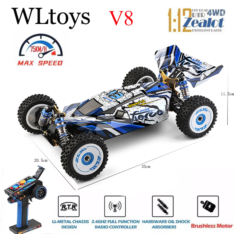 WLtoys 124017 124007 75KM/H  R - Rc Hobby Lobby ulasan dan harga