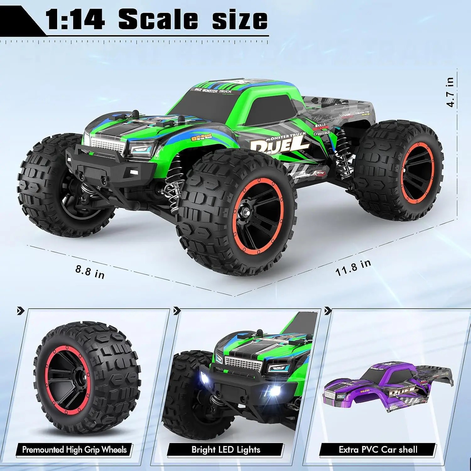 1:14 RC Trucks, High-Speed Rem - Rc Hobby Trucks ulasan dan harga