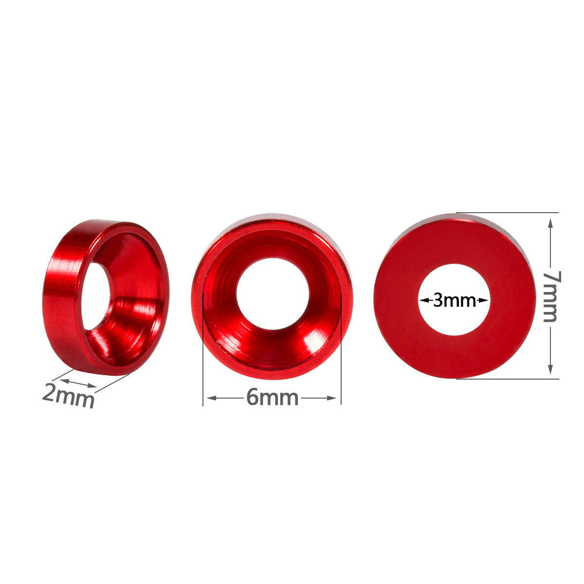 Aluminum Alloy M3 Anodized Cou - Rc Crawler 4X4 ulasan dan harga