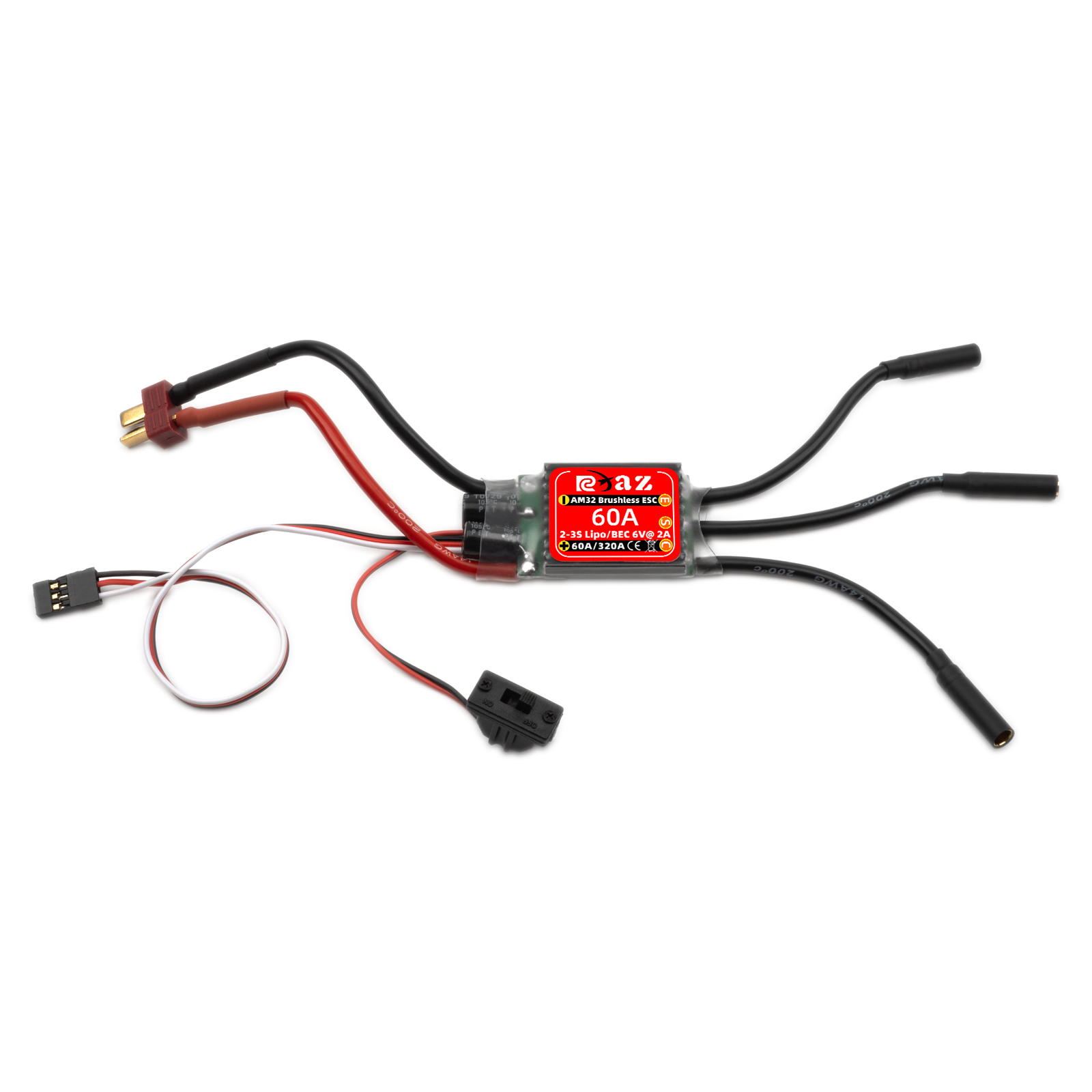 RCXAZ AM32 60A Brushless ESC E - Rc Submarine Water ulasan dan harga