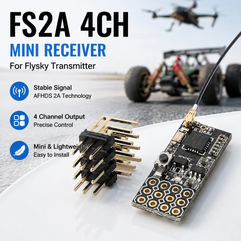 FS FS2A-4CH 4 Channel PWM Rece - Rc Hobby & Maskinservice I Eskilstuna ulasan dan harga